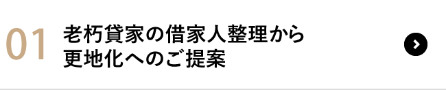 01 老朽貸家の借家人整理から更地化へのご提案